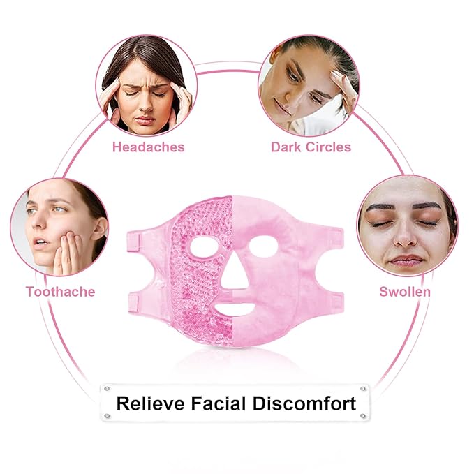 Ice face mask and silicone