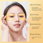 BIOAQUA Gold Elastic Soft Crystal Gel Eye Mask Hydrates Nourishes Moisturizing Face Skin Around The Eyes 12g x 5pcs