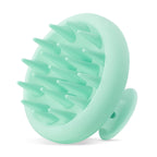 HEETA Scalp Massager Hair Growth, Scalp Scrubber with Soft Bristles, Integrated Silicone Design, Scalp Exfoliator for Dandruff Removal & Relax Scalp, Shampoo Brush Fit Wet Dry Hair Use, Light Green