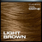 Clairol Root Touch-Up Color + Volume 2-in-1 Temporary Spray, Light Brown Hair Color, Pack of 1