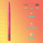 Juvia's Place Coffee Shop Luxe Lip Liner: Sweet Nothing - Colorstay Matte Finish Lip Pencil, Makeup for Natural Long Lasting Beauty and Sensational Wear, Lip Stain Kiss Proof Cometics