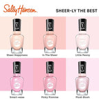 Sally Hansen Miracle Gel Nail Polish, Shade Sheer Happiness 187 (Packaging May Vary) (Pack of 2)