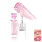 Conversionh Color Changing Lip Oil, Conversion Lip Stain, Conversionh Lip Oil, Boss up Magic Color Changing Lip Oil, Warm Change Hydrating Plumping Lip Nourishing Non-stick Oil (Pink)