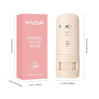 KYDA 3 Colors Mineral Color Balm, Buildable Shimmer Color for Lips and Cheeks, Broad spectrum SPF 35, Natural Shimmer Finish, Lightweight Blendable Creamy, Multiuse Blush Stick, Set A