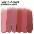2Pcs Cream Blush Makeup Stick,Monochromatic Multi-Stick Face Blush