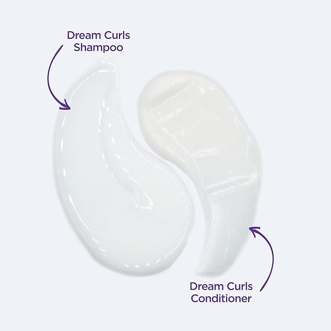 John Frieda Anti Frizz, Frizz Ease Dream Curls Shampoo, SLS/SLES Sulfate Free Shampoo for Curly Hair, Helps Control Frizz, with Curl Enhancing Technology, 8.45 Fl Oz, Pack of 2