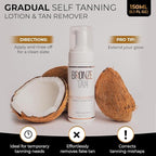 Bronze Tan Self Tan Remover For Fake Tan Streaks, Build Up, Correction, Or Full Removal Of Self Tanner or Bronzer - Summer Coconut Scent (150ML / 5.1 fl oz)