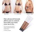 Self Tanner Cream, Sunscreen Tanning