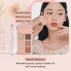 ETUDE Play Tone Eyepalette | From Eye To Cheeks | Palette With Easy Color Matching For All | Various Texture From Sheer Matte To Wet Glitters | K-beauty (Peach Gerbera)