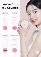 A'PIEU Waterlock Cushion Foundation No.ight Beige Semi-Matte Natural Acid, Paraben-Free 21 L