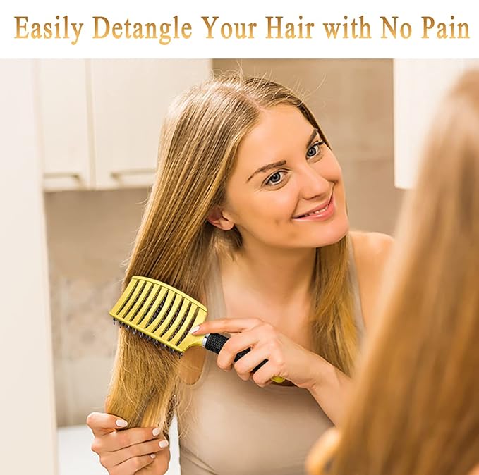 KTKUDY Detangling Brush Getting Knots