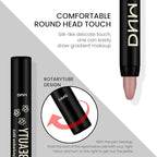 evpct Putty Matte Cream Eye Shadow Brightener Sticks Set for Eyes, Putty Matte Pencil Eye shadow Applicator Stick Pen Palette Makeup Waterproof sombras en crema para ojos 23#