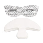 ZJchao Disposable Eye Forehead Masks, Eye Forehead Mask Paper Silk DIY Soft Disposable Hydrating Eye Care Paper Facial Eye Pads Spa DIY Clear Eye Mask Paper Beauty Sheets for Home Beauty