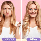 Heatless Hair Curling Set Magic No Heat Spiral Hair Curls Portable DIY Rollers Styling Kit Durable Beauty Makeup(10pcs*21.7in)