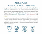 Melody Lip Balm Collection, Vegan Lip Lips,