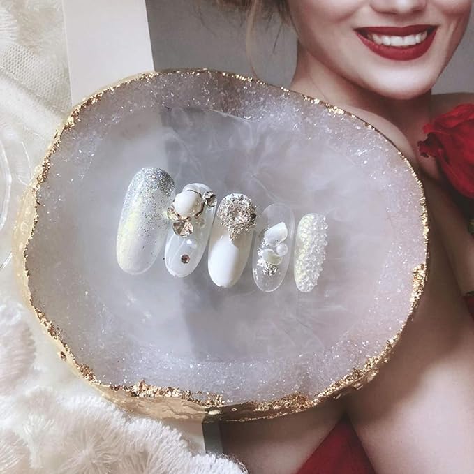 MISUD Resin Nail Art Palette, Nail Polish Drawing