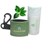 All Natural Luxury Lip Balm with Keychain Bundle - Moisturizing For Smooth and Soft Lips - Pure Ingredients, Eco-Friendly - Hydrates Dry and Chapped Lips - Push Up Paper Tube, Mint Flavor