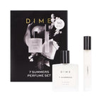 Dime Beauty 7 Summers Perfume Set ($87 Value) - Includes 50 ml + Travel Size 10 ml, Sweet Floral Scent, Clean Fragrance Eau de Toilette for Women, Hypoallergenic
