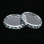 Nail Art Palette, 2pcs Nail Art Palettes Color Mixing Tool for DIY Makeup Mixing Palette Drawing Color Dish Toning Glass Nail Tips Painting Tray False Eyelash Glue Hold Makeup Pallet