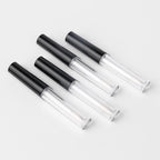 1.3ml Empty Lip Gloss Tube Lip Gloss Wand Bottles Containers Pack of 10 (Black Cap)
