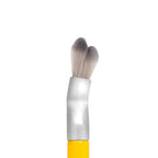 Bdellium Tools Professional Makeup Brush - Studio Series 971 Large Slanted Double Dome Blender - With Soft Synthetic Fibers, For Quick & Easy Application and Blending (Yellow, 1pc)