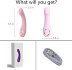 Handheld Eye & Face Electric Massager Wand-Vibration, Firm Tone, Eye Fatigue, Puffy Eyes Dark Circles Eye Bags, Skin Care Tool for Eyes, Beauty Products Absorption, Acupressure-Pink