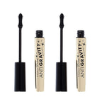 Milani Mascara Volume and Length, Highly Rated Anti-Gravity Black Shade with Castor Oil and Molded Hourglass Shaped Lash Coating Mascara Wand - 2 Pack