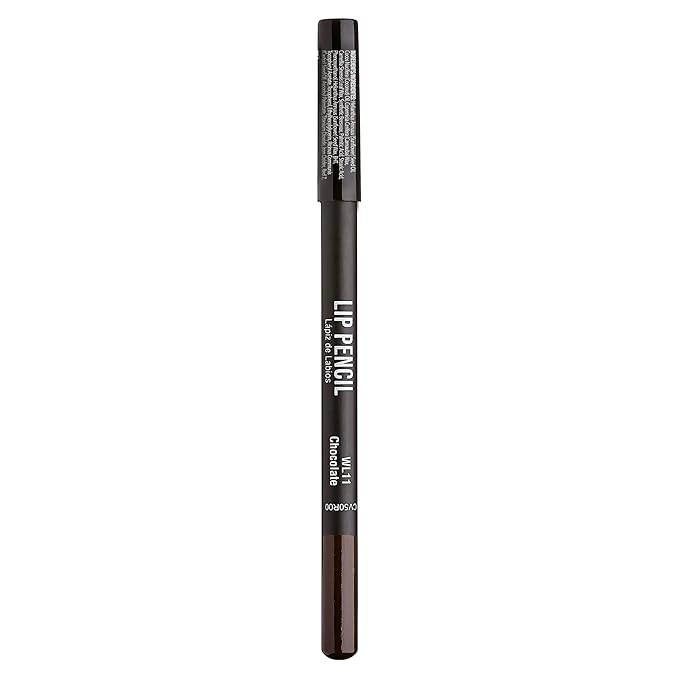 Professional Slim Lip Pencil, Creamy Soft Lip Liner, Smooth Long-Lasting Rich Lip Color, Natural Lip Makeup, Water-Resistant Lip Crayon (Chocolate)