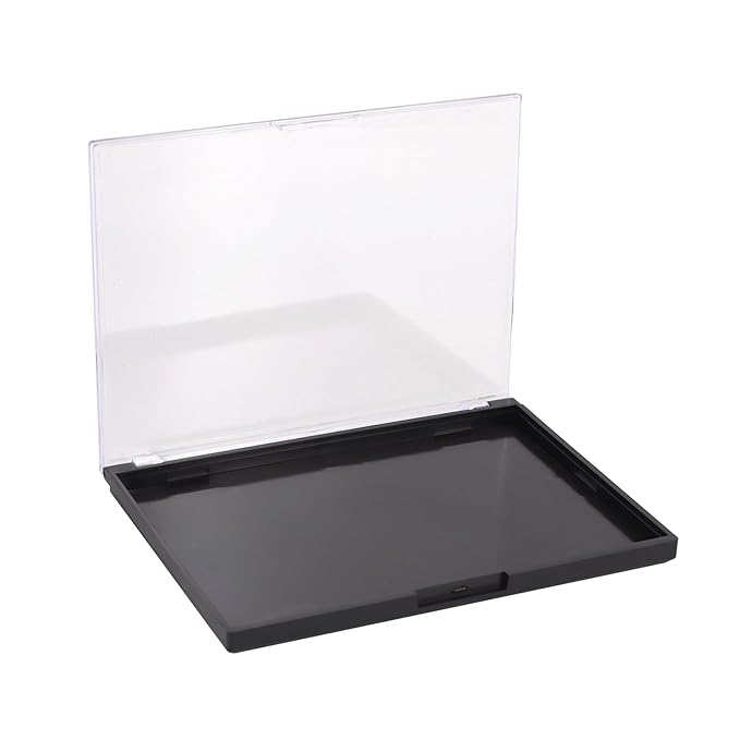AJLTPA Magnetic Makeup Palette with Clear Top, Empty