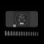 Apres Gel-X® Round Box of Nail Tips | 280 Gel-X Tips,14 Sizes 00-9 | Half-sizes Included (Natural Round Long, 280 Count)