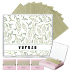 [400 Counts + Mirror Case] Green Tea Natural Oil Blotting Sheets for Face with Mirror Case and Refills