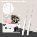 6 Pack Stainless Steel Makeup Spatula Foundation Liquid