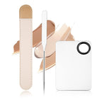 DAGEDA Stainless Steel Makeup Spatula Set, Makeup Mixing