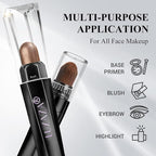 3Pcs Eyeshadow Stick Set, Matte And Shimmer Creamy Brown Gold Nude Shadow Pencil, Waterproof Long Lasting Smoky Eye Makeup