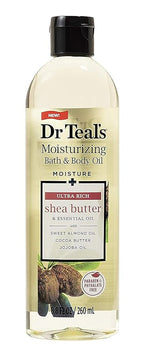 Dr. Teals Bath & Body Oil Variety Gift Set (2 Pack, 8.8oz Ea.) - Ultra Rich Shea Butter & Nourishing Coconut Oil - Essential Oils Hydrate Skin & Alleviate Daily Stress - At Home Spa Kit