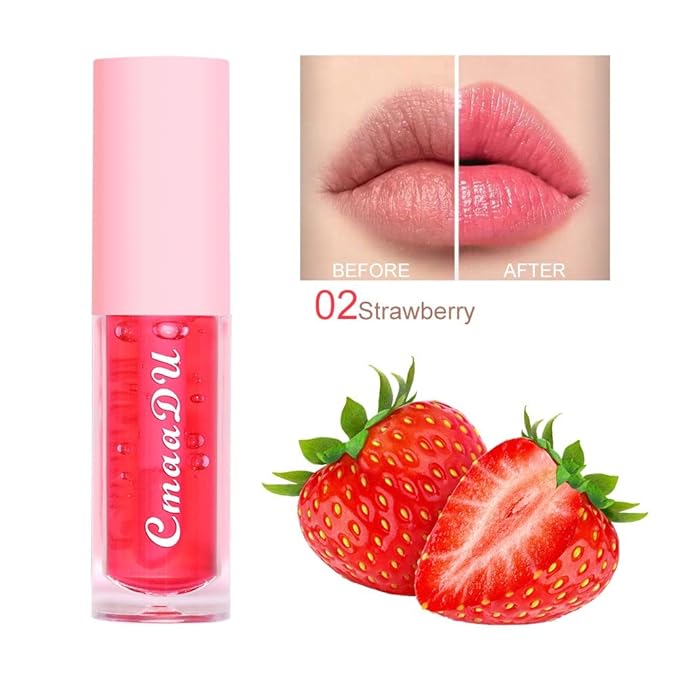 6Pcs Hydrating Lip Oil Set,Fruity Color