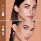 Boobeen 6 Colors Cream Contour Makeup Palette, Highlighter and Bronzer Palette Powder Kit with Mirror&Brush, Waterproof Concealer for Women