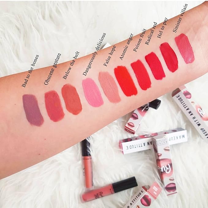 Rude Cosmetics Notorious Rich Long Liquid Lip Color Long