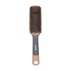 Goody Detangle It Boar Bristle Hair Brush, Use as a Detangling or Styling Brush, Conditions & Boosts Shine, Helps Tackle Knots & Reduce Frizz, For Wet or Dry Hair, Brown/Grey