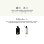 Dark Beer Biome Shampoo - Vegan Anti-Hair Loss Sclap Care with Caffeine & Green Mint Complex for Thicker Stronger Hair- Deep Cleansing, Oil Control & Cooling Effect, Sulfate-Free 500 ml / 16.9 fl oz