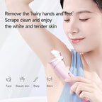 New Electric Bikini Trimmers for Women, Travel Razors, Glowhave Double Headed Shaver, Body Hair Trimmer, Rechargeable Painless Professional Shaver, Suitable for Underarms, Legs, Arms,Face (Pink)