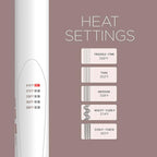 Conair Double Ceramic Flat Iron, 1-inch Hair Straightener with Bonus Claw Clip