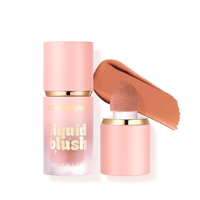 Jolilab Liquid Blush - High Pigment, Long - Lasting, Buildable Color for a Natural Glow（05#）