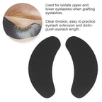Under Eye Pads, 50 Pairs Eye Gel Pads, Eyelash Extension Pads for Eyelash Extensions Eye Mask Beauty Tool, Black