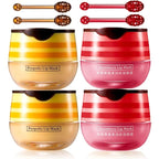 4 Pcs Lip Balm Honey Pot,
