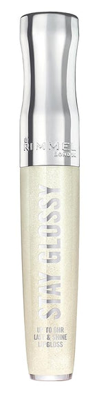 Rimmel Stay Glossy Lip Gloss - Non-Sticky and Lightweight Formula for Lip Color and Shine - 815 Halo-There, .18oz
