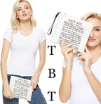 Funny librarian gifts makeup bag