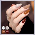 GAOY 42 Pcs Gel Nail Polish Kit, Pink White Red Jelly Nude Colors All Seasons Gel Nail Polish Set with Glossy & Matte Top Coat and Base Coat for Salon and DIY Manicure at Home