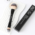 DUcare Powder Brush Foundation Brushes Double Ended Blush Setting Brush for Rounded Taperd Liquid, Cream, Powder,Blending, Buffing