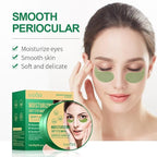 60pcs/30pairs Green Moisturizing Eye Mask, Moisturizing Soft Eye Mask, Gentle Care Of The Skin Around The Eyes, Moisturizes And Nourishes The Eye Area, Smoothes Puffiness 80g